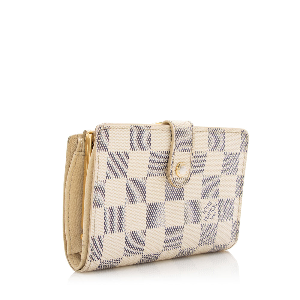 Louis Vuitton Damier Azur French Purse Wallet (SHF-17262)