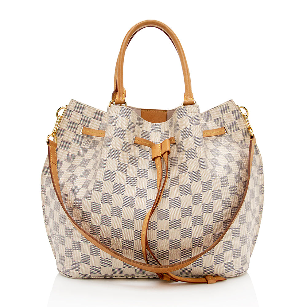 Louis Vuitton Damier Azur Girolata Tote (SHF-17350)