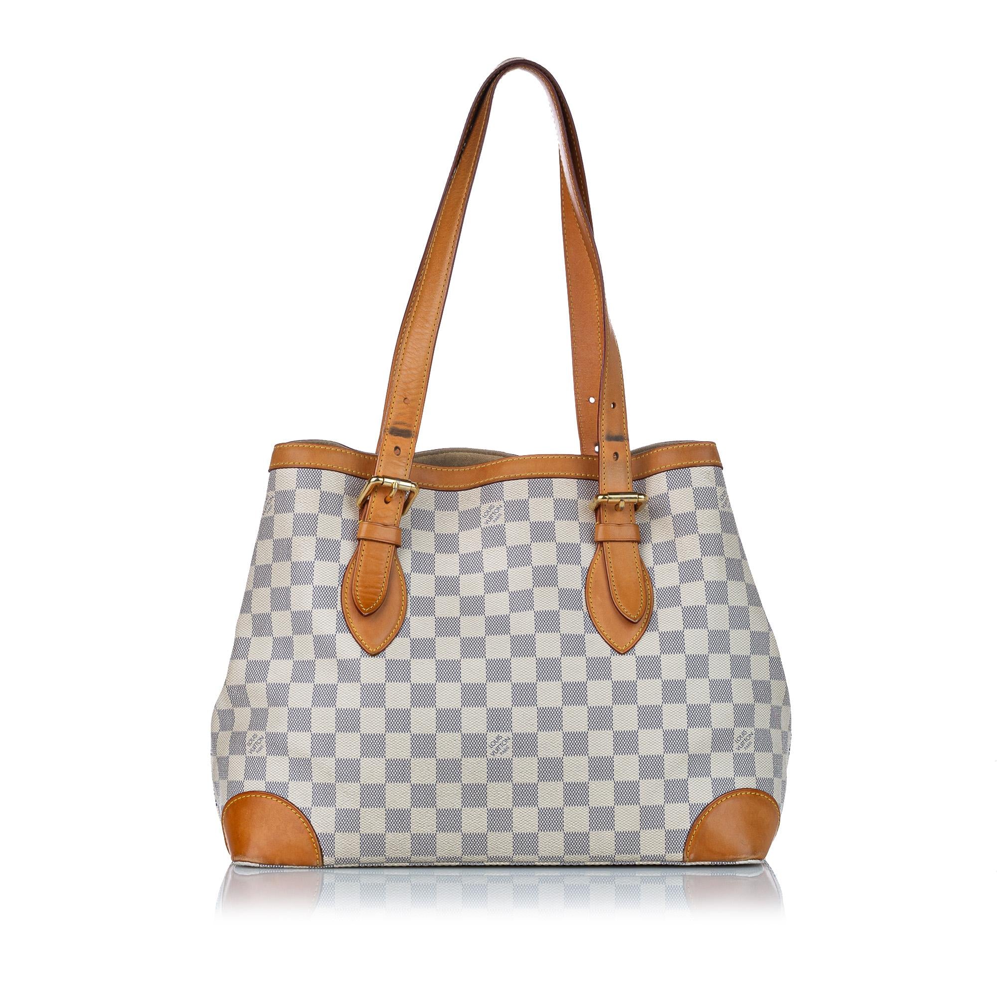Louis Vuitton Damier Azur Hampstead MM (SHG-30098)