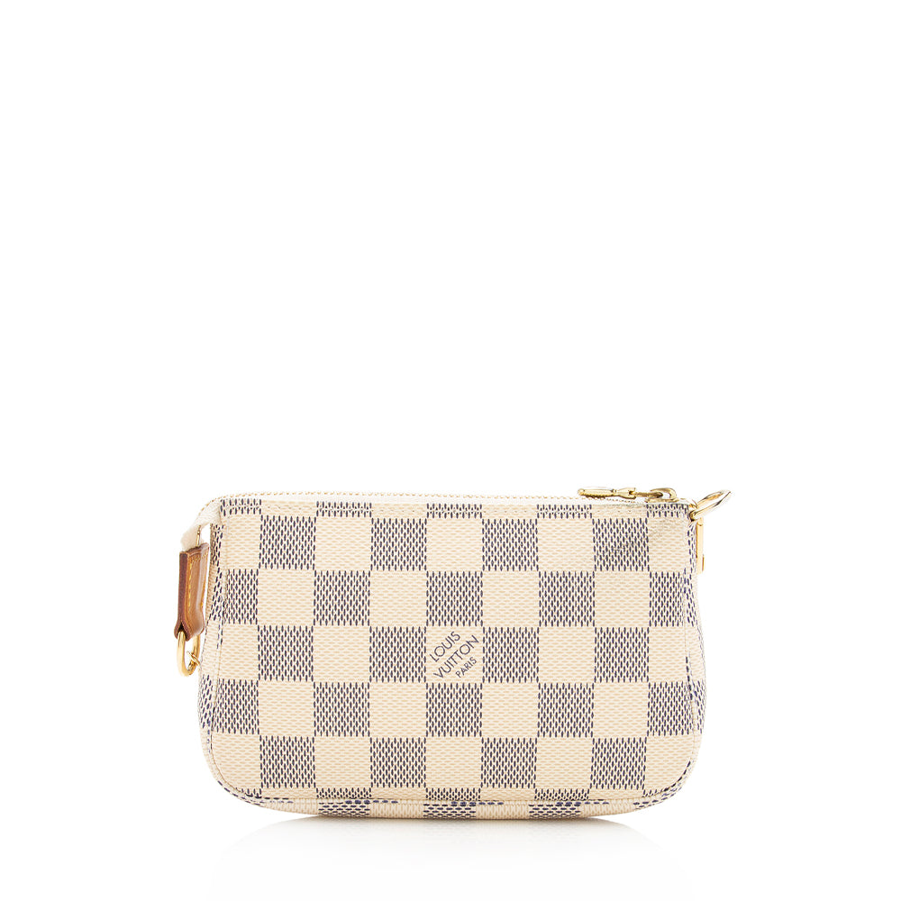 Louis Vuitton Damier Azur Mini Pochette Accessoires (SHF-16395)