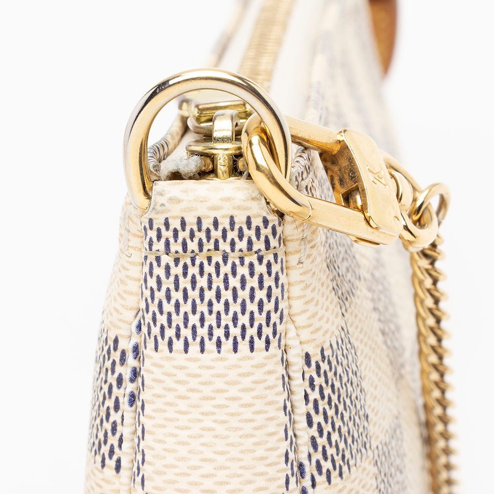 Louis Vuitton Damier Azur Mini Pochette Accessoires (SHF-16395)
