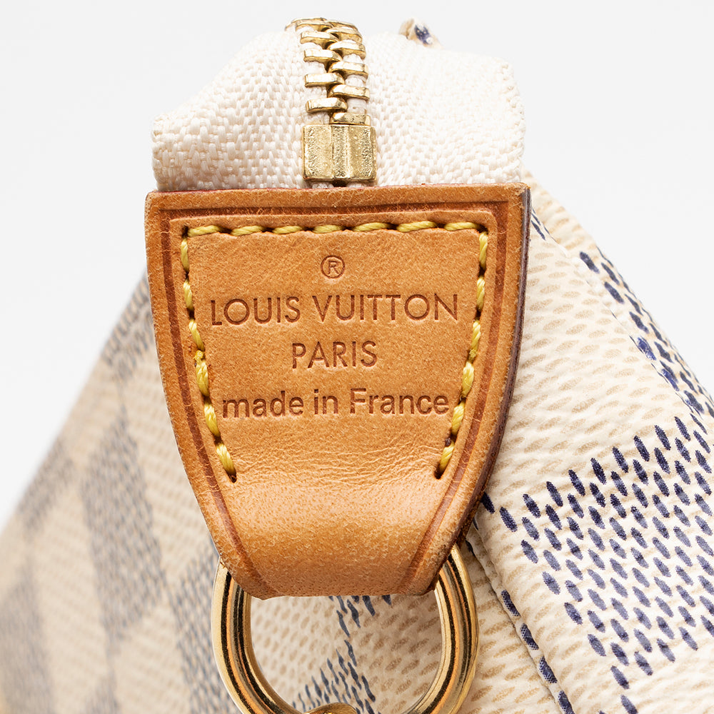 Louis Vuitton Damier Azur Mini Pochette Accessoires (SHF-16395)