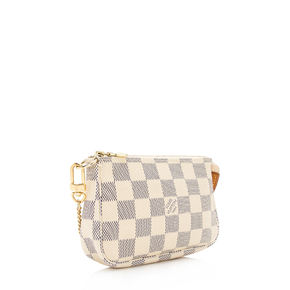 Louis Vuitton Damier Azur Mini Pochette Accessoires (SHF-16395)
