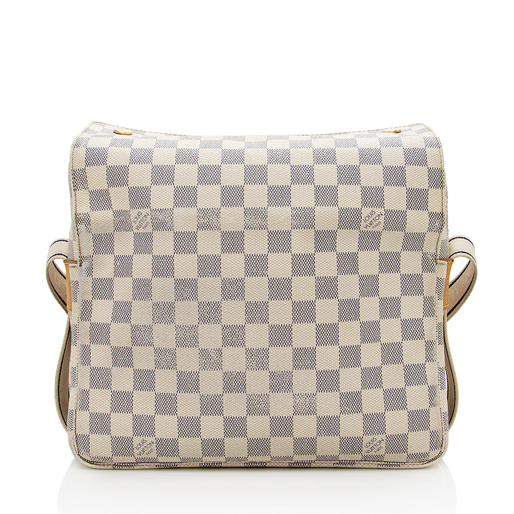 Louis Vuitton Damier Azur Naviglio Messenger Bag - FINAL SALE (SHF-14872)