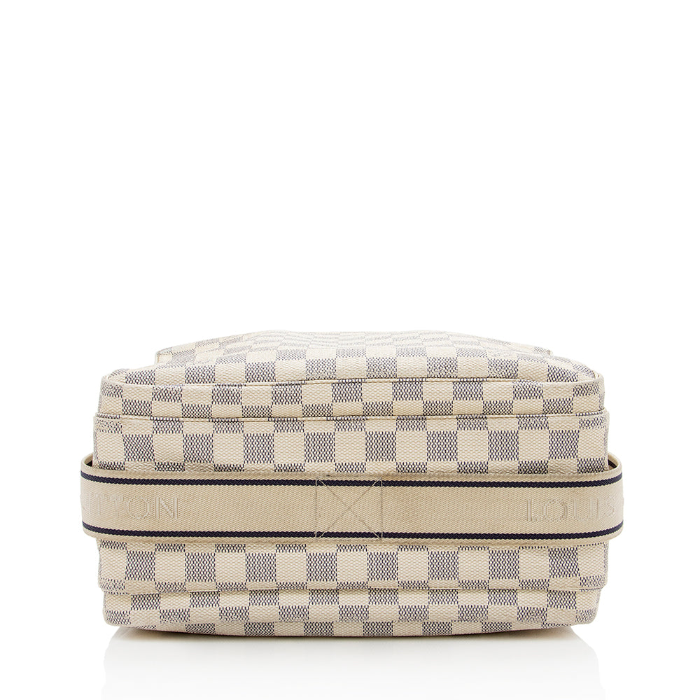 Louis Vuitton Damier Azur Naviglio Messenger Bag - FINAL SALE (SHF-14872)