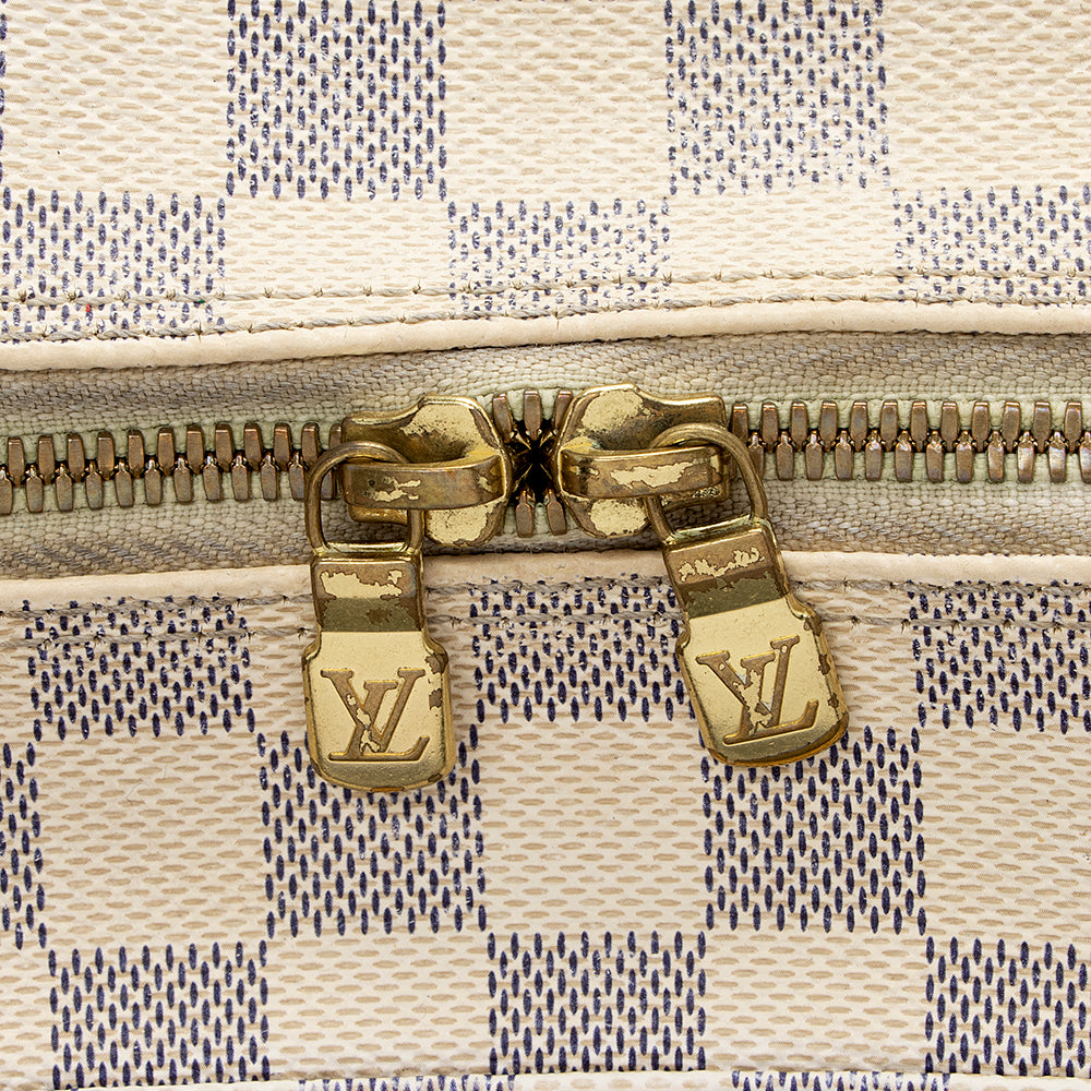 Louis Vuitton Damier Azur Naviglio Messenger Bag - FINAL SALE (SHF-14872)