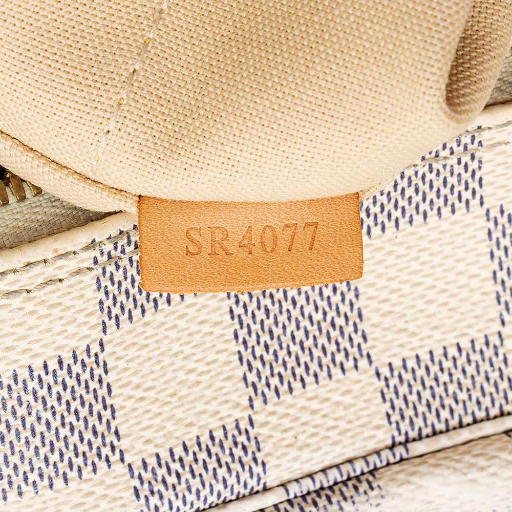 Louis Vuitton Damier Azur Naviglio Messenger Bag - FINAL SALE (SHF-14872)