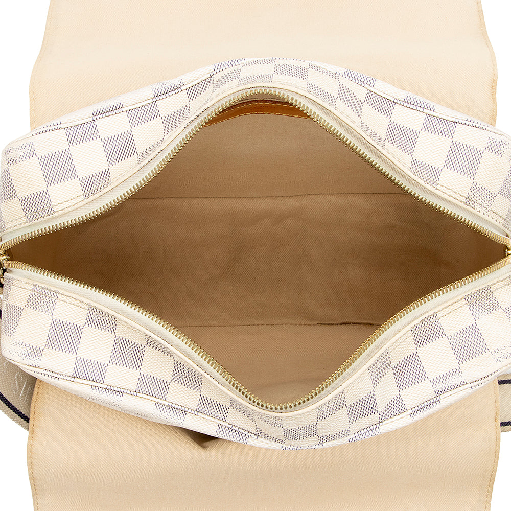 Louis Vuitton Damier Azur Naviglio Messenger Bag - FINAL SALE (SHF-14872)