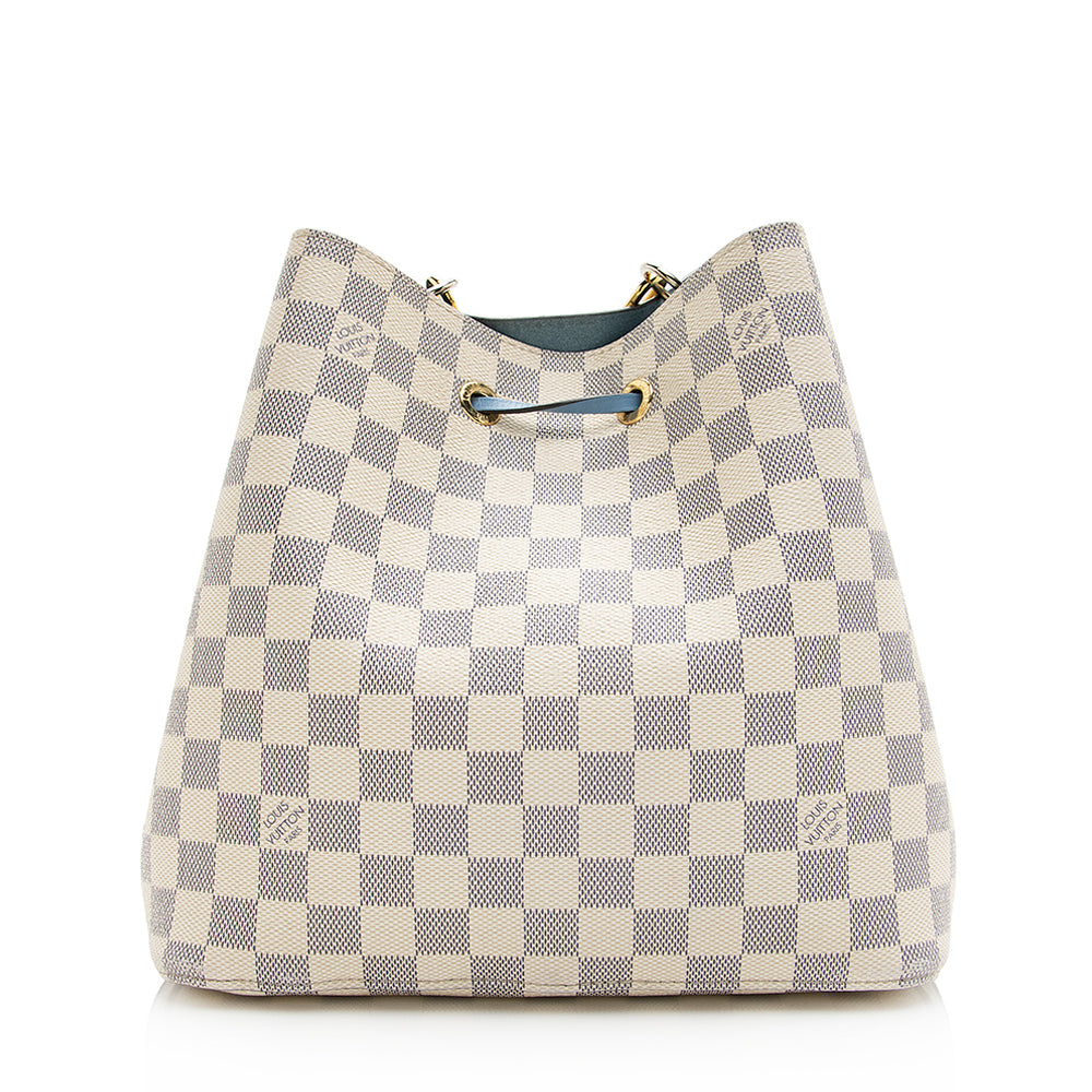 Louis Vuitton Damier Azur Neonoe Shoulder Bag (SHF-20481)