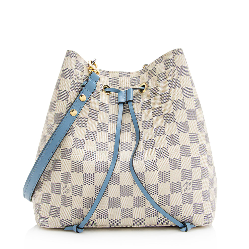 Louis Vuitton Damier Azur Neonoe Shoulder Bag (SHF-20481)