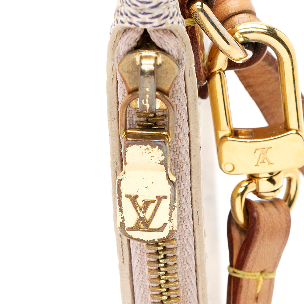 Louis Vuitton Damier Azur Neverfull MM Pochette (SHF-20736)