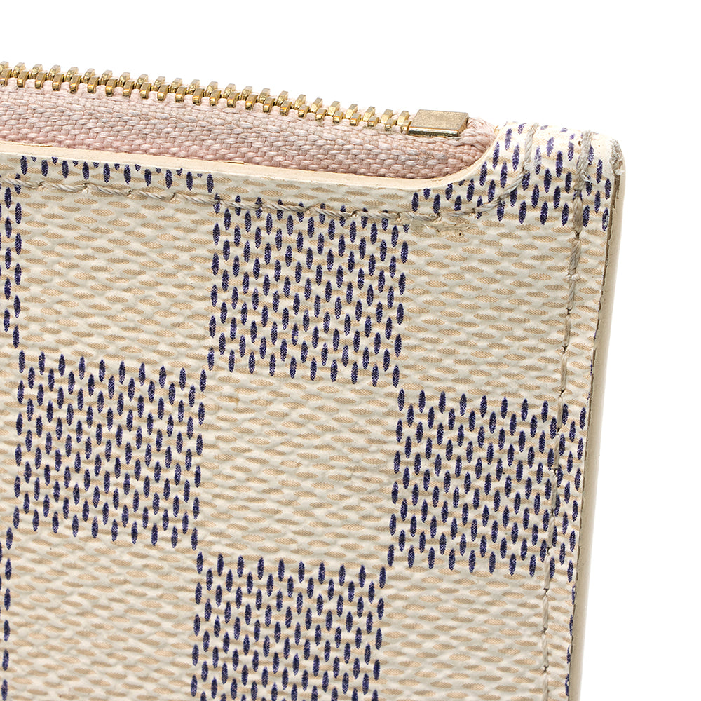 Louis Vuitton Damier Azur Neverfull MM Pochette (SHF-20736)