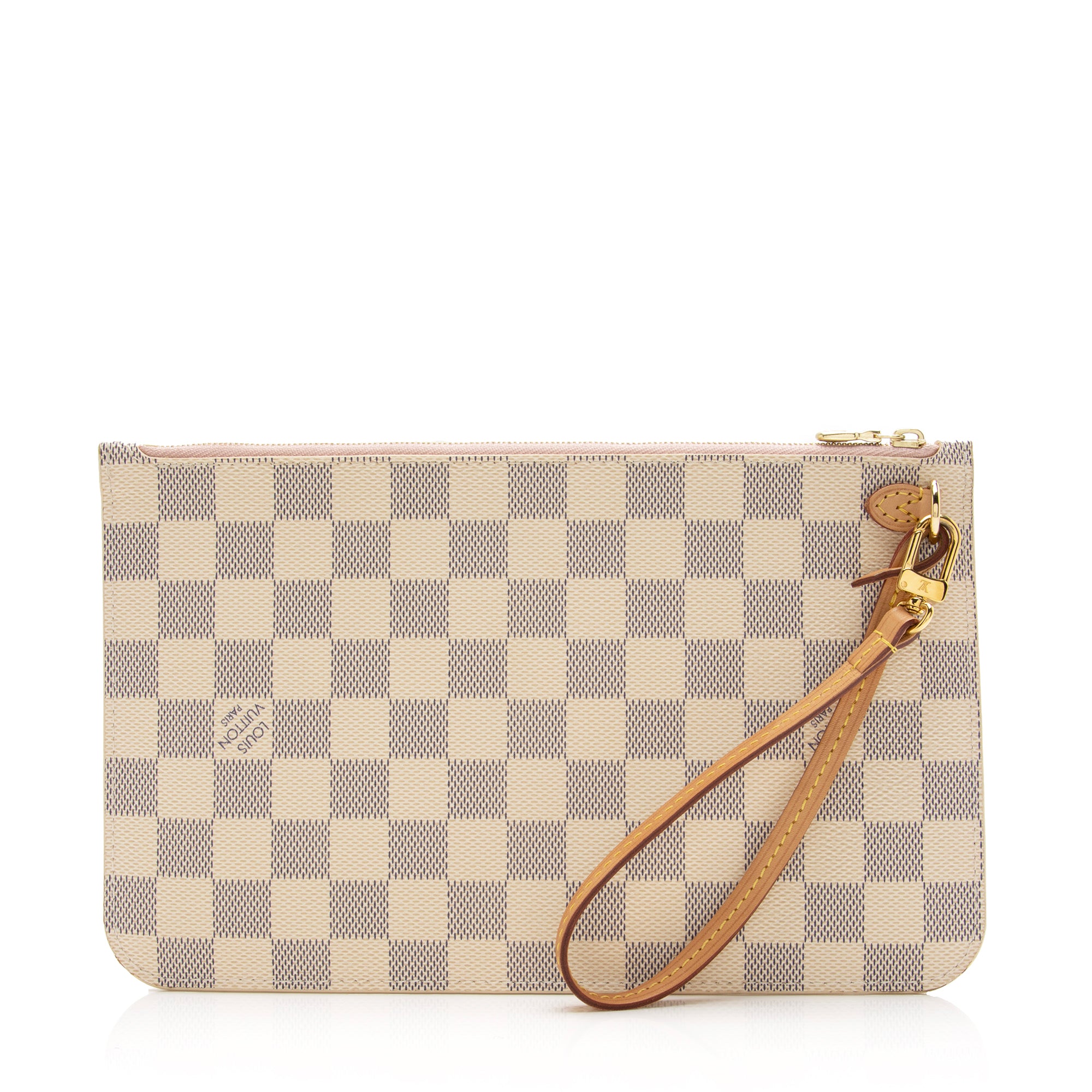 Louis Vuitton Damier Azur Neverfull MM Pochette (SHF-23938)