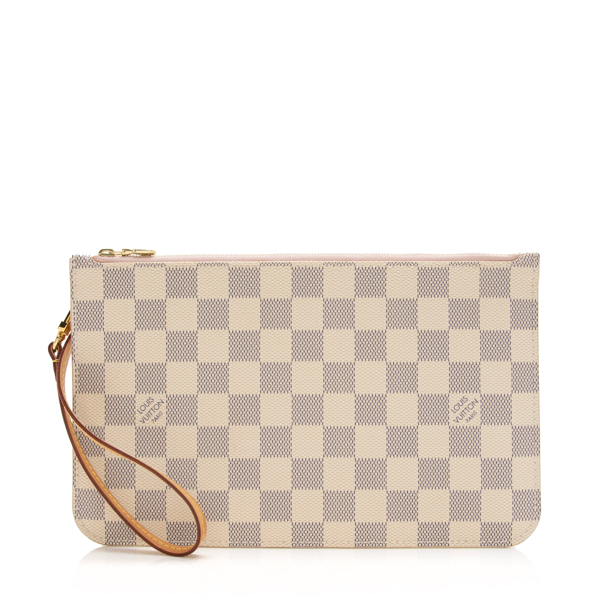 Louis Vuitton Damier Azur Neverfull MM Pochette (SHF-23938)