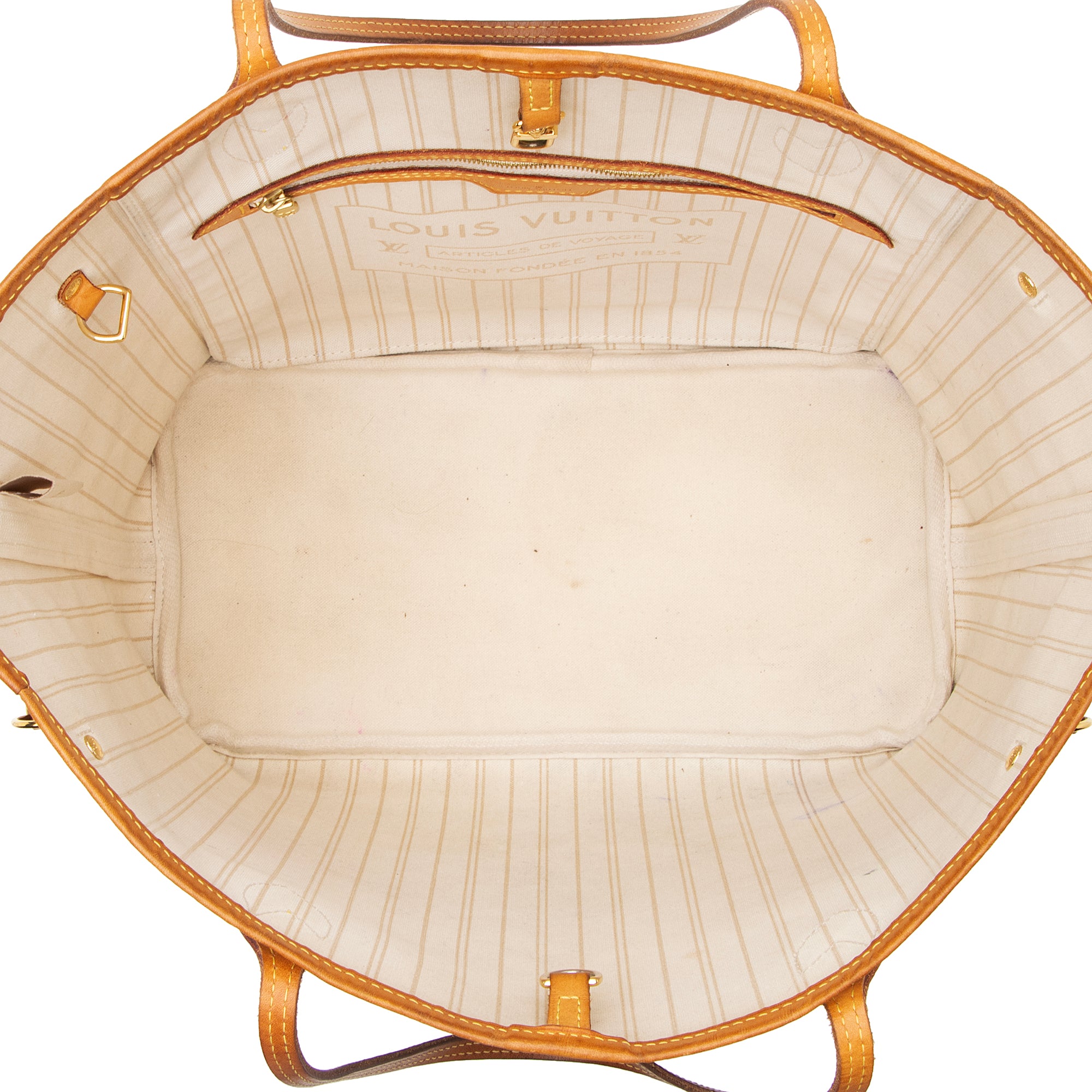 Louis Vuitton Damier Azur Neverfull MM Tote (SHF-22889)