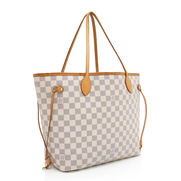 Louis Vuitton Damier Azur Neverfull MM Tote (SHF-UaNXaa) – LuxeDH