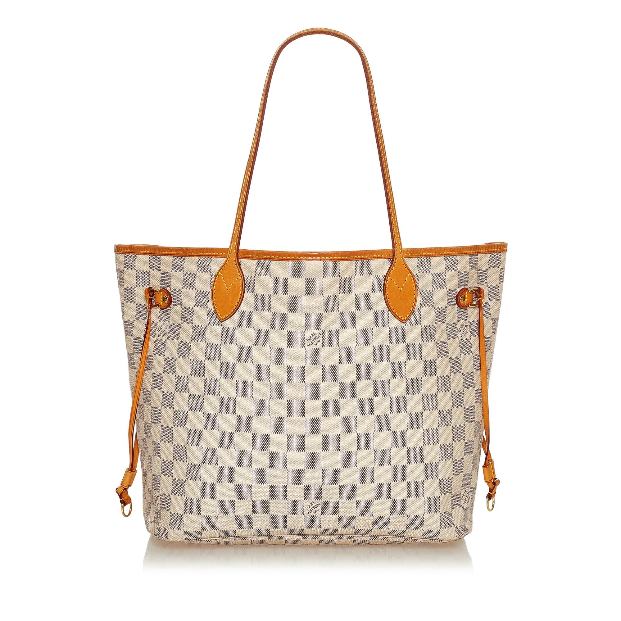 Louis Vuitton Damier Azur Neverfull PM (SHG-27166)