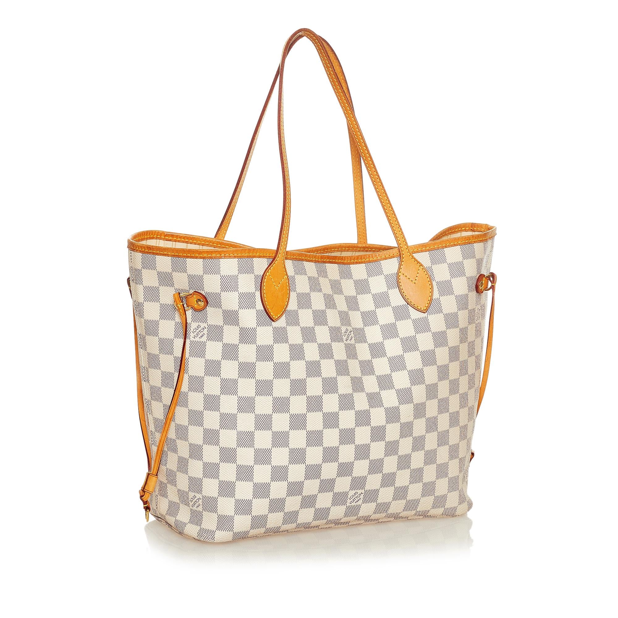 Louis Vuitton Damier Azur Neverfull PM (SHG-27166)