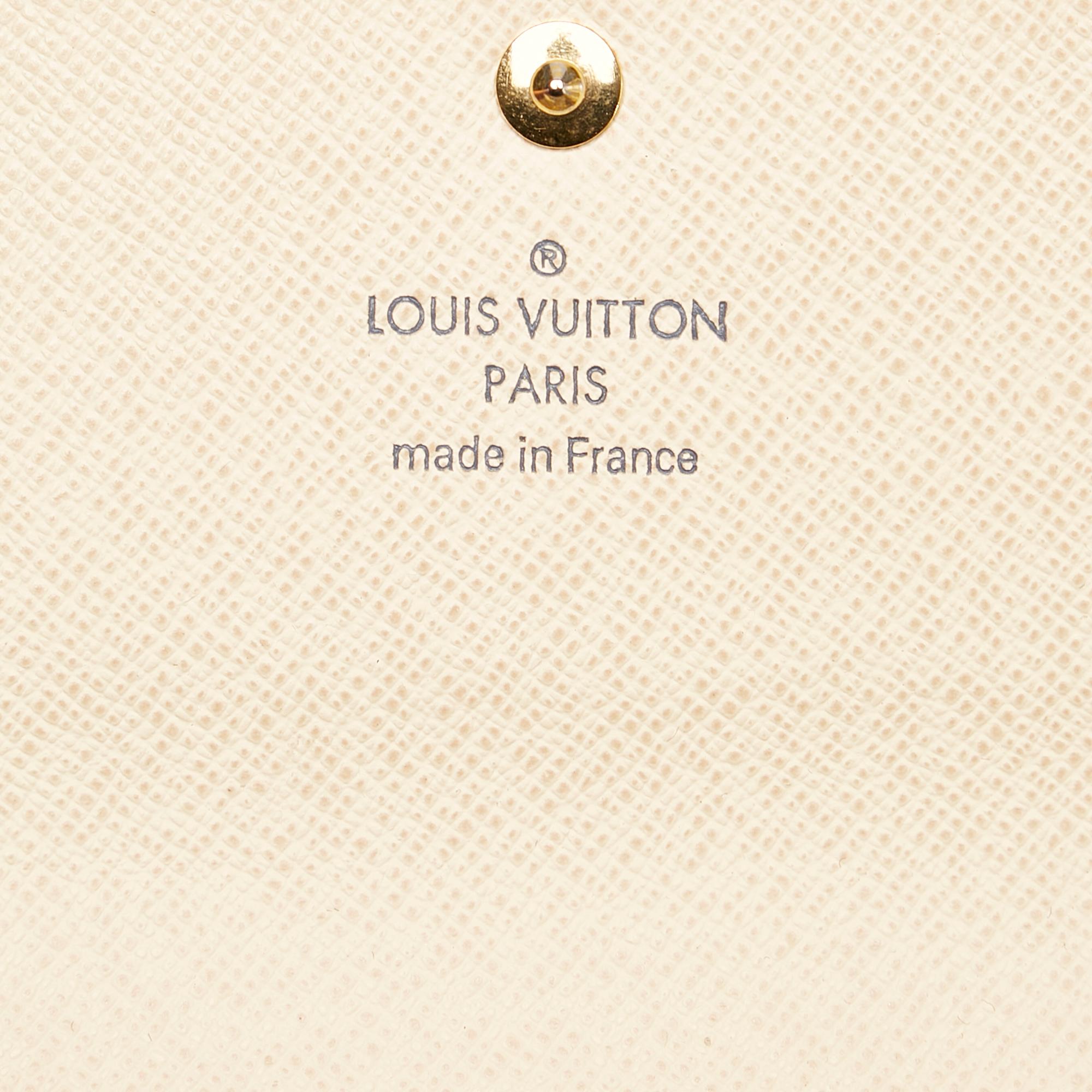 Louis Vuitton Damier Azur Sarah Long Wallet (SHG-30266)