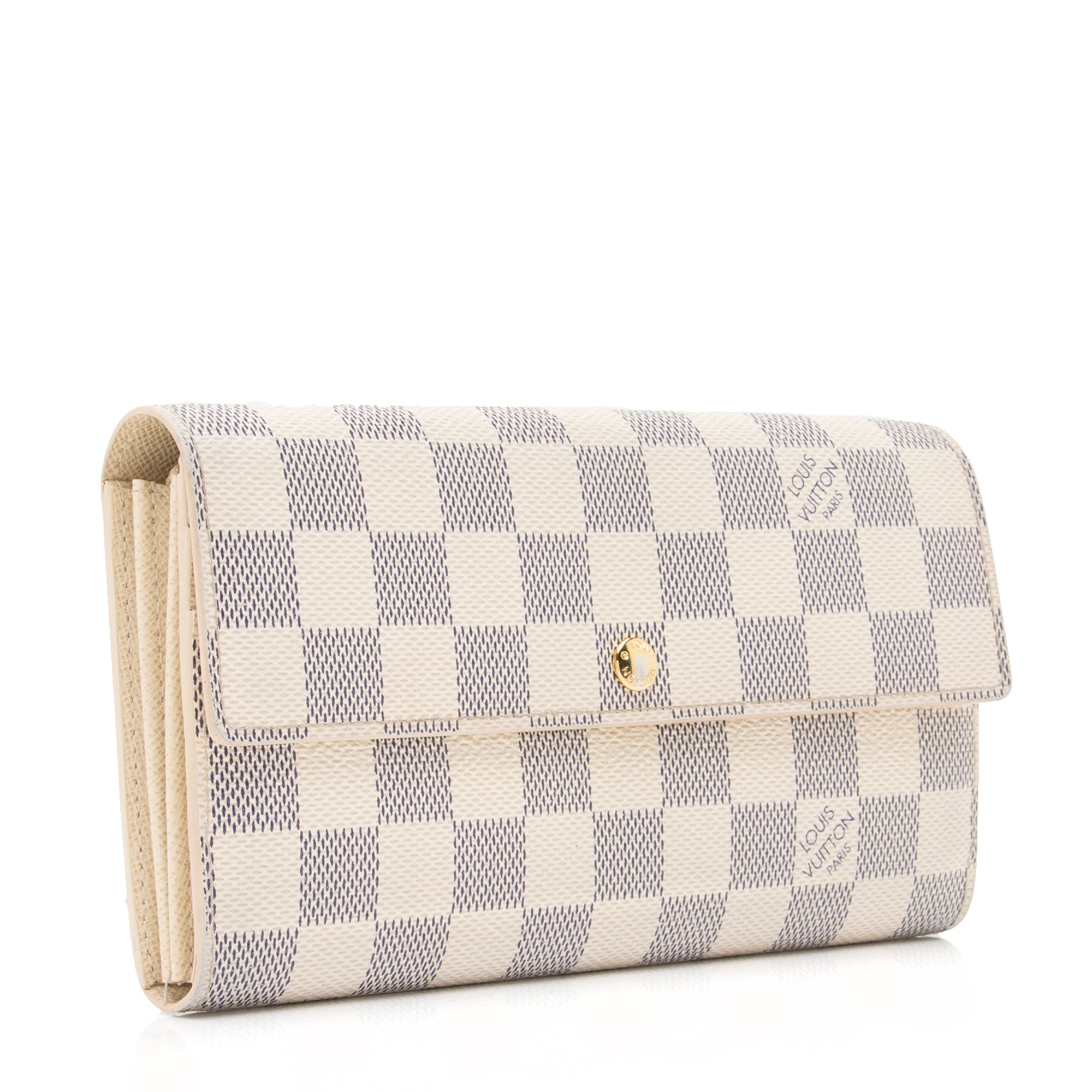 Louis Vuitton Damier Azur Sarah Wallet (SHF-xJetyM)