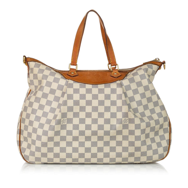 Louis Vuitton Damier Azur Siracusa MM Shoulder Bag