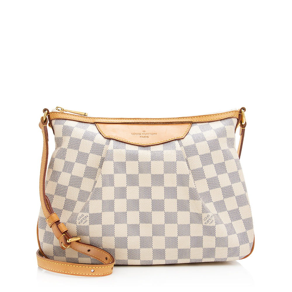 Louis Vuitton Damier Azur Siracusa PM Shoulder Bag (SHF-20012)