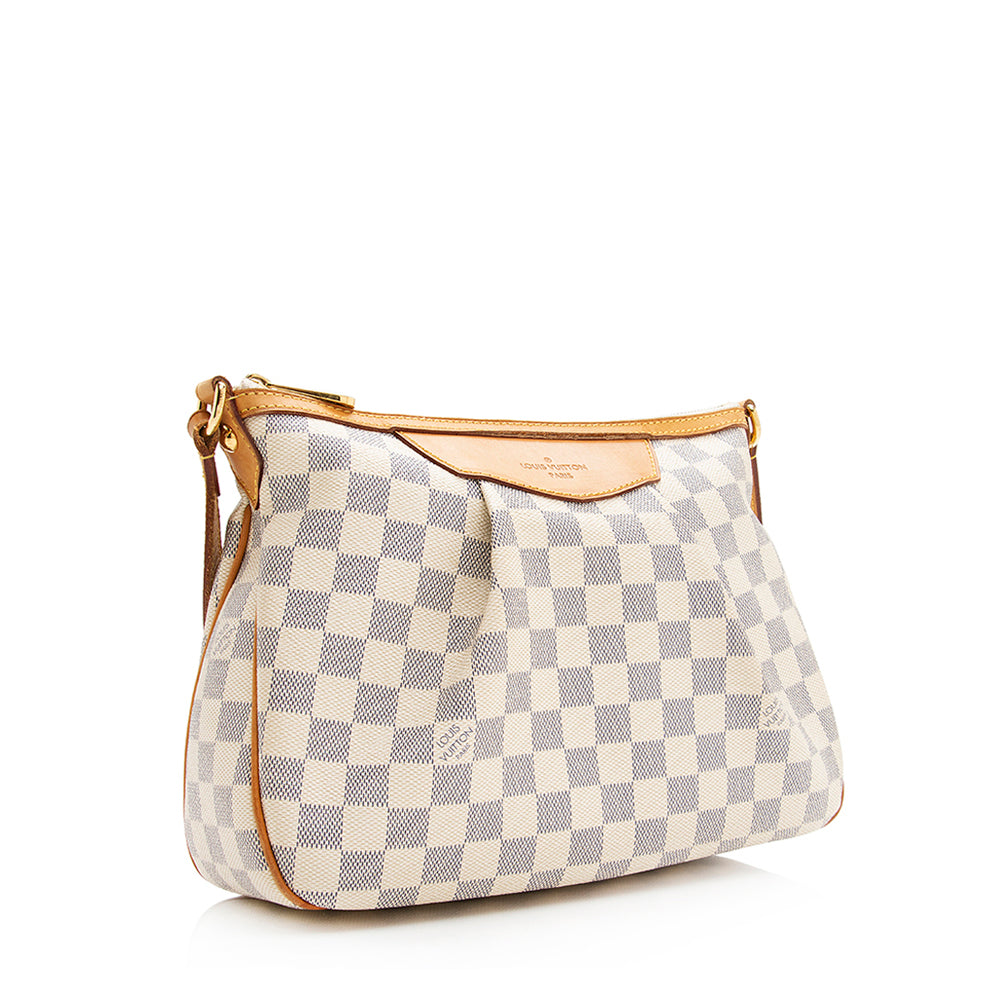 Louis Vuitton Damier Azur Siracusa PM Shoulder Bag (SHF-20012)