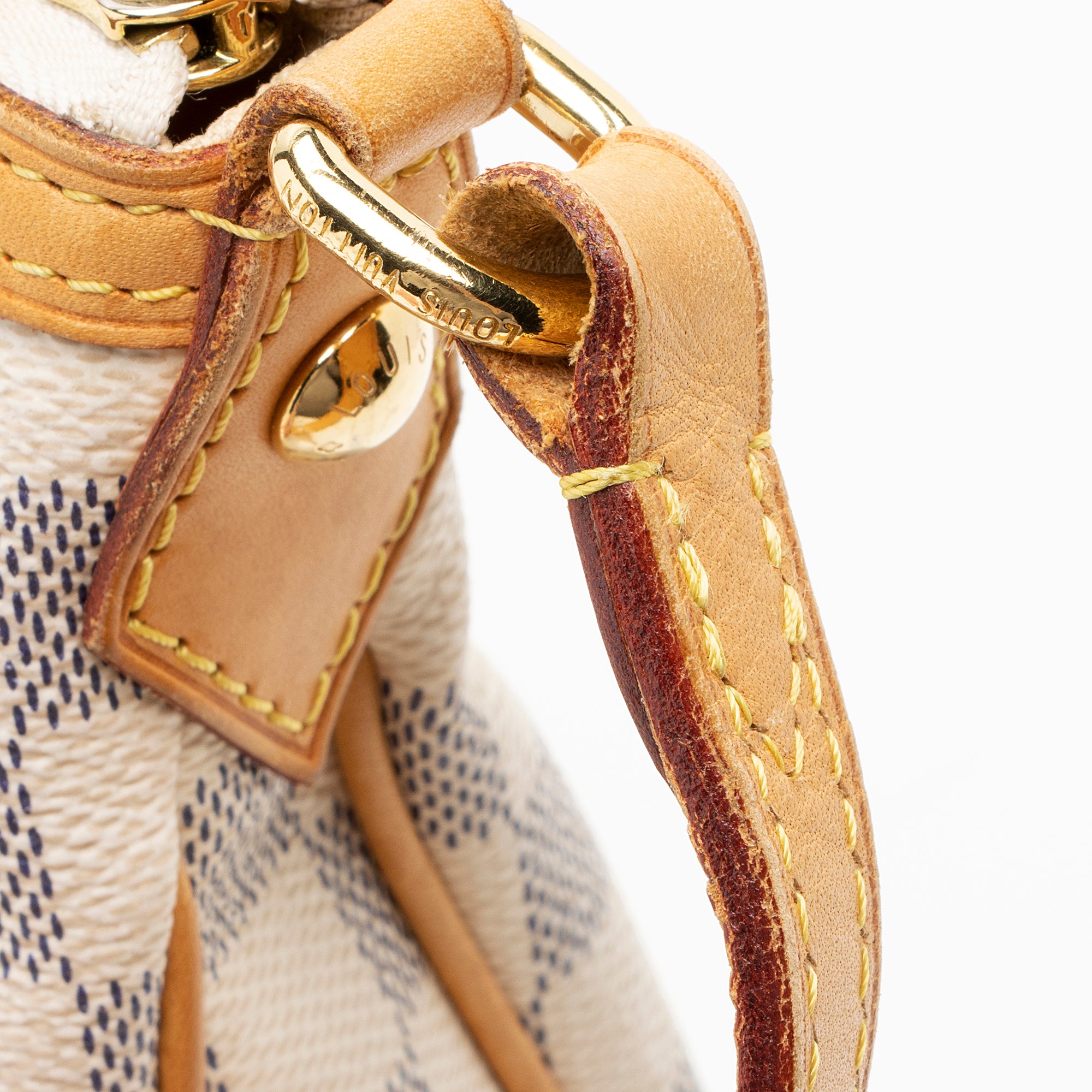 Louis Vuitton Damier Azur Siracusa PM Shoulder Bag (SHF-22193)