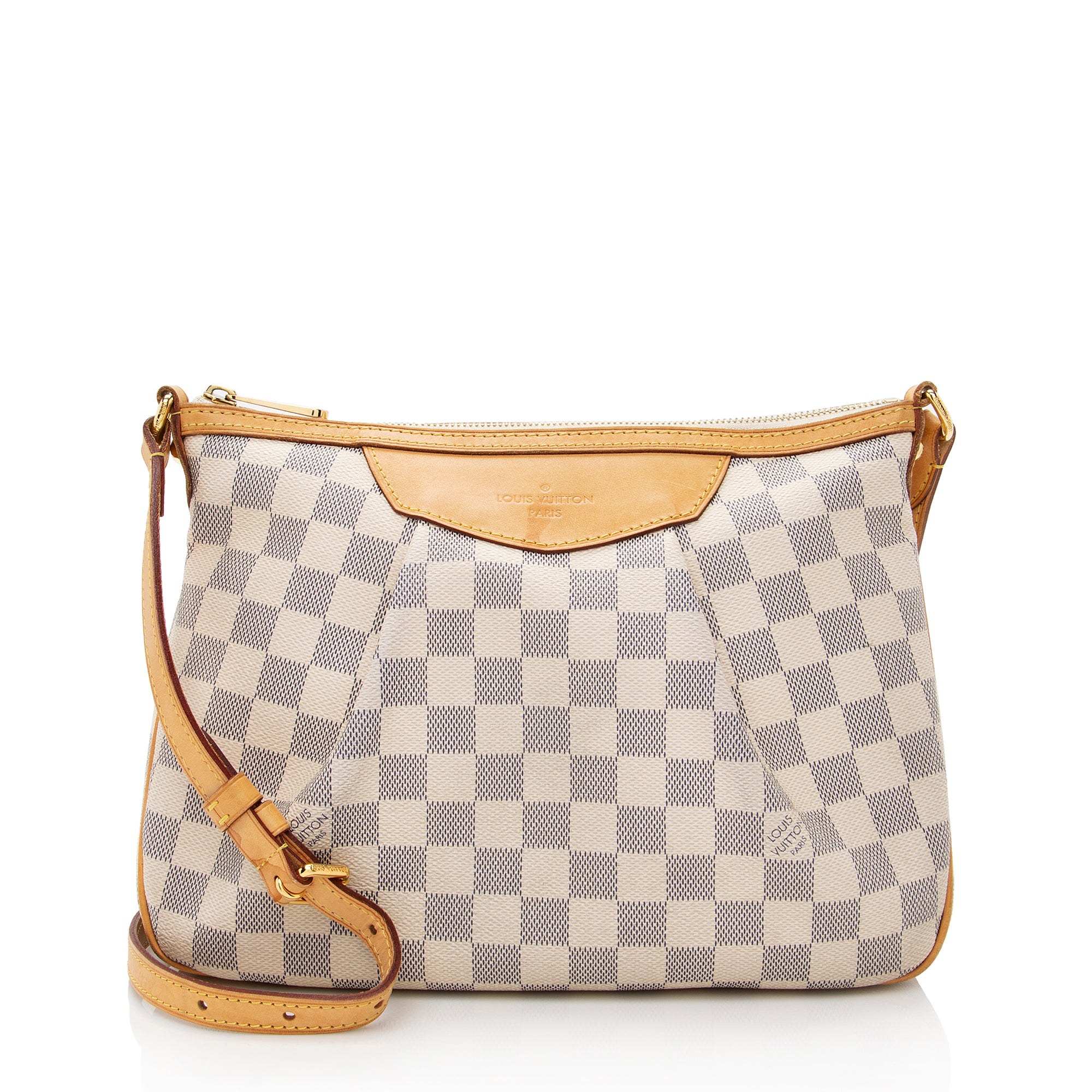 Louis Vuitton Damier Azur Siracusa PM Shoulder Bag (SHF-22193)