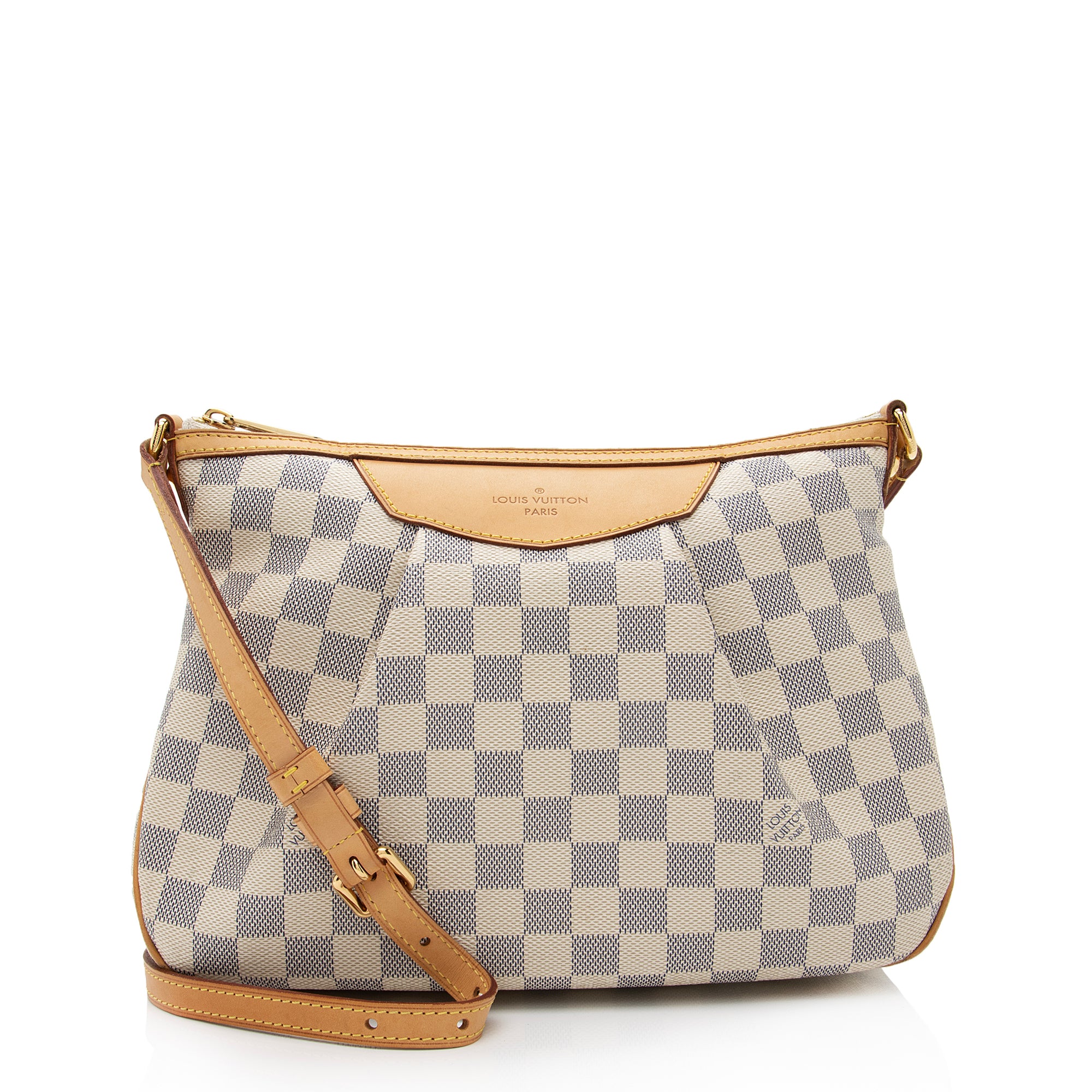 Louis Vuitton Damier Azur Siracusa PM Shoulder Bag (SHF-JlsstH)