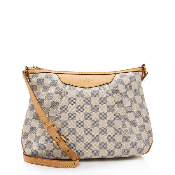 Louis Vuitton Damier Azur Siracusa PM Shoulder Bag (SHF-JlsstH) – LuxeDH