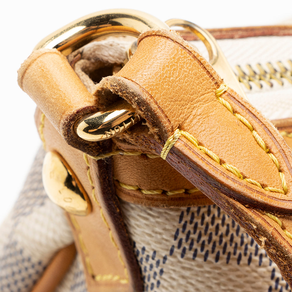 Louis Vuitton Damier Azur Siracusa PM Shoulder Bag (SHF-20012)