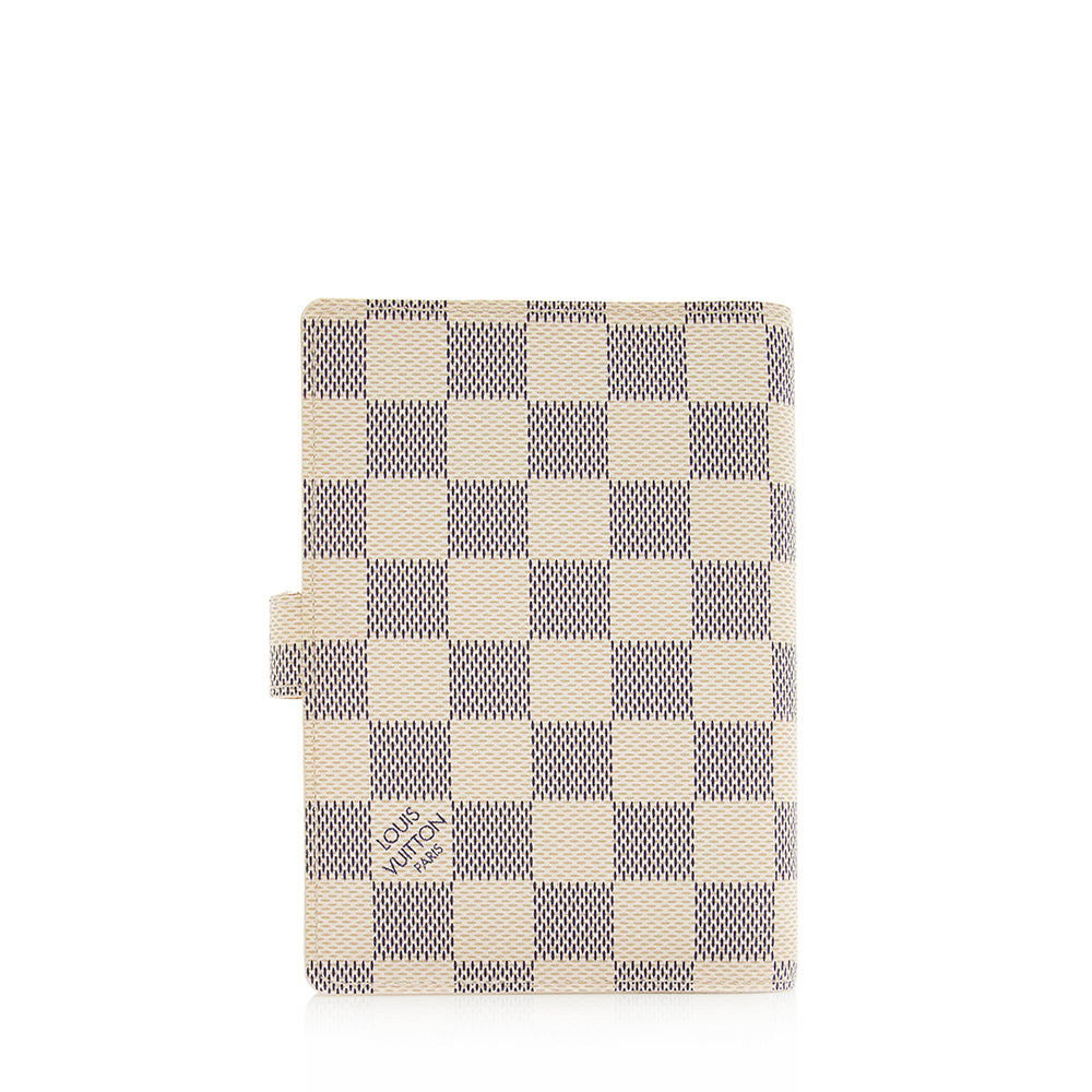 Louis Vuitton Damier Azur Small Agenda Cover (SHF-20451)