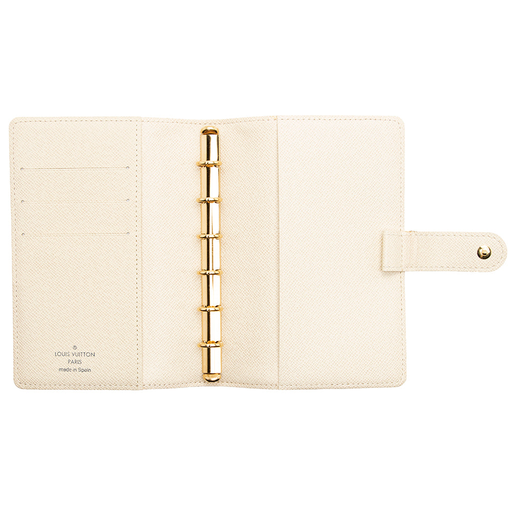 Louis Vuitton Damier Azur Small Agenda Cover (SHF-20451)
