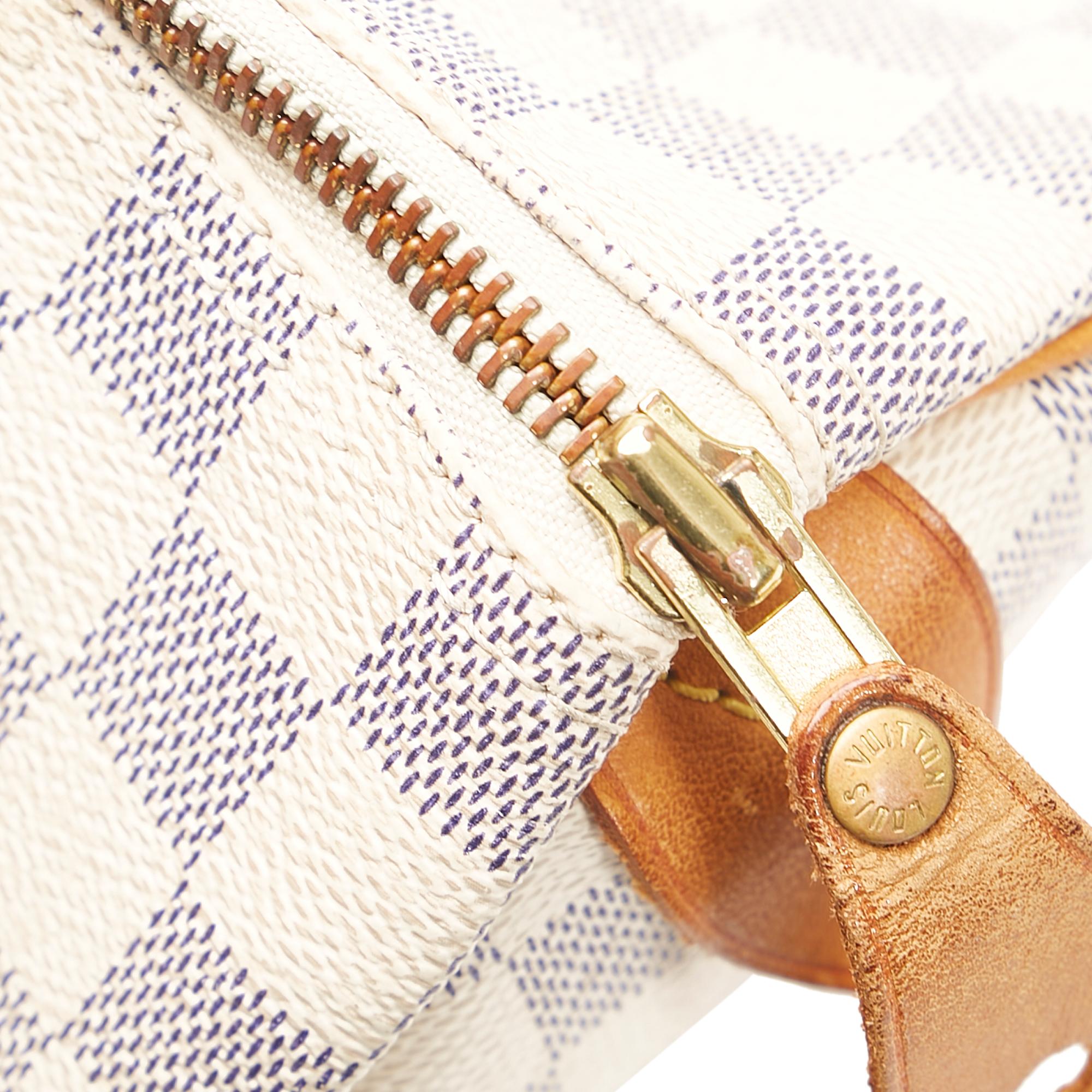 Louis Vuitton Damier Azur Speedy 25 (SHG-35879)