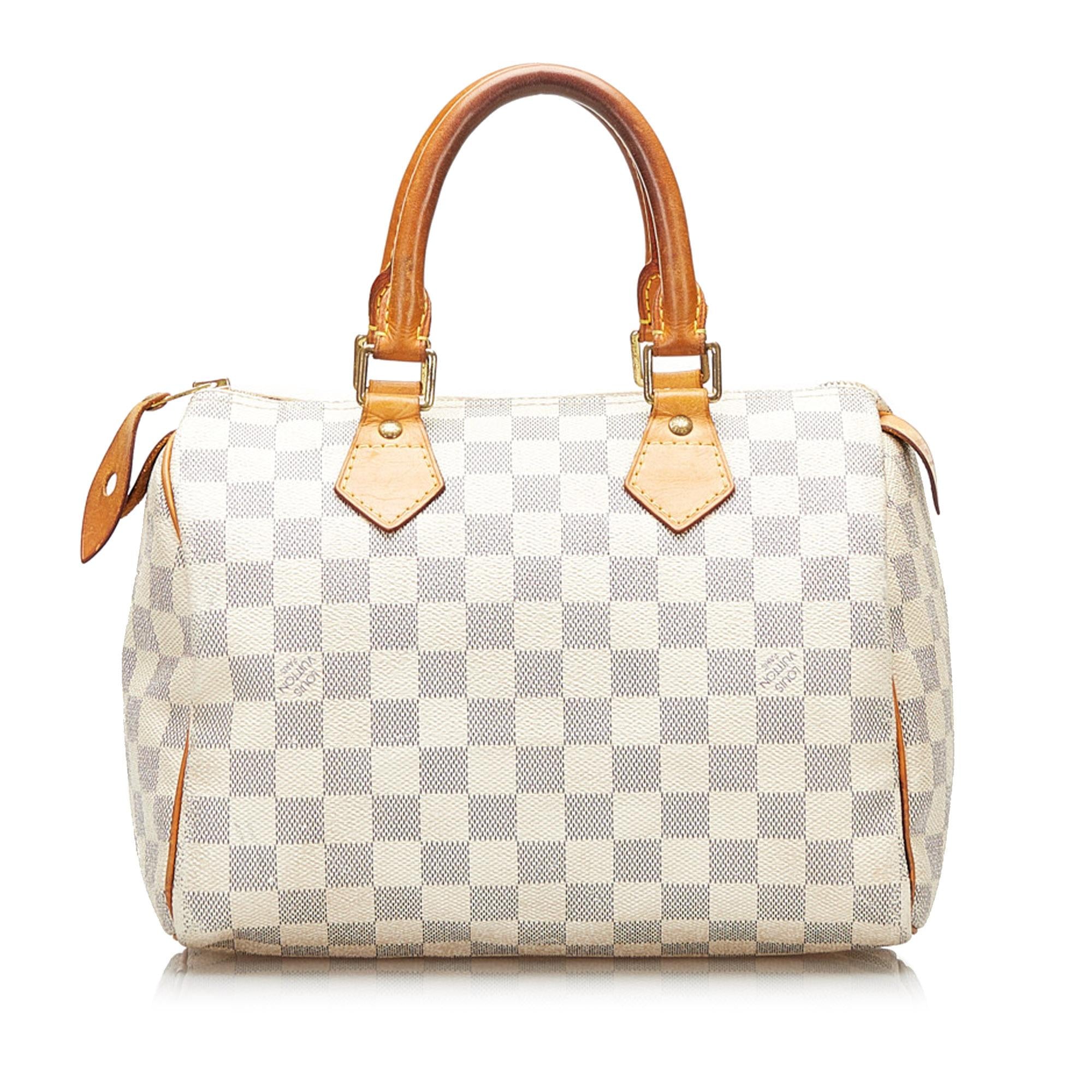 Louis Vuitton Damier Azur Speedy 25 (SHG-35882)