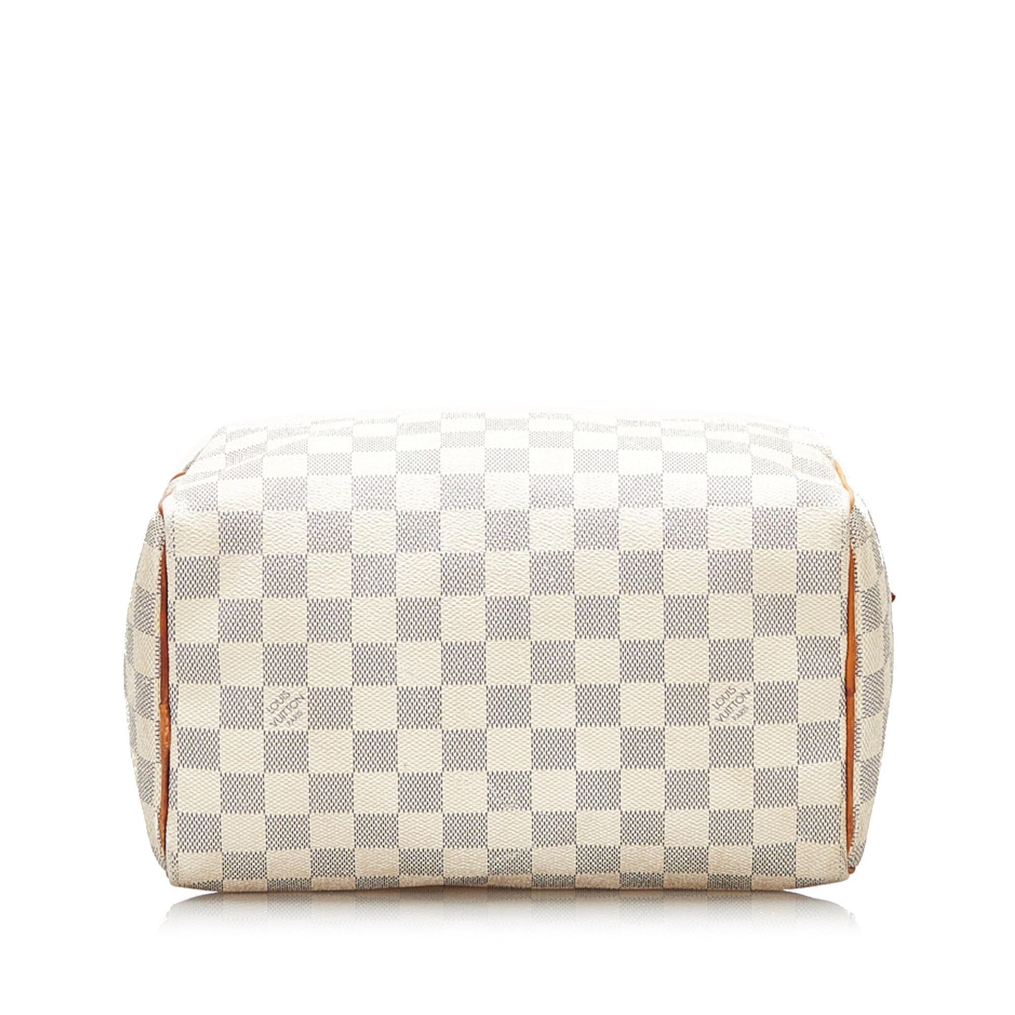 Louis Vuitton Damier Azur Speedy 25 (SHG-35882)