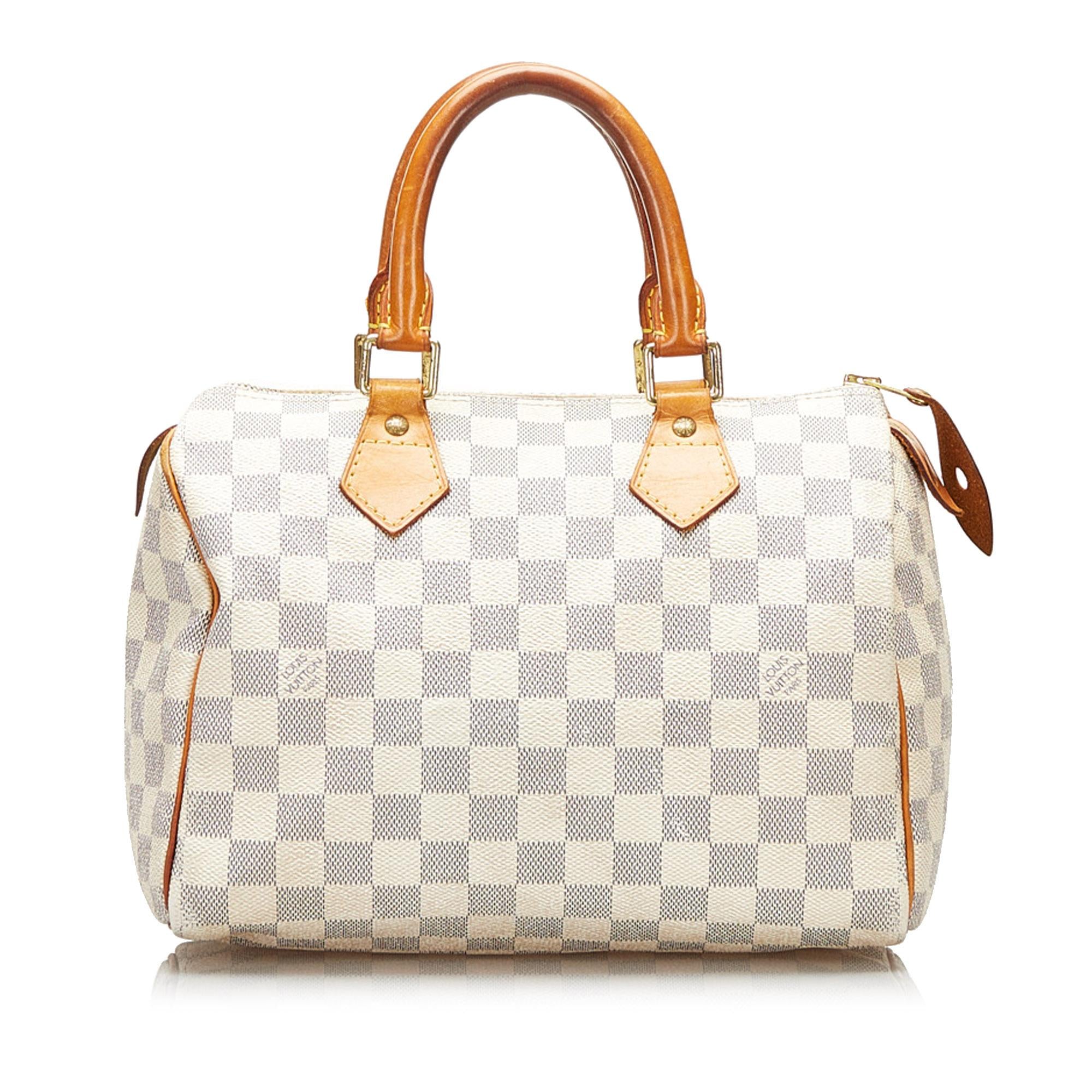 Louis Vuitton Damier Azur Speedy 25 (SHG-35882)