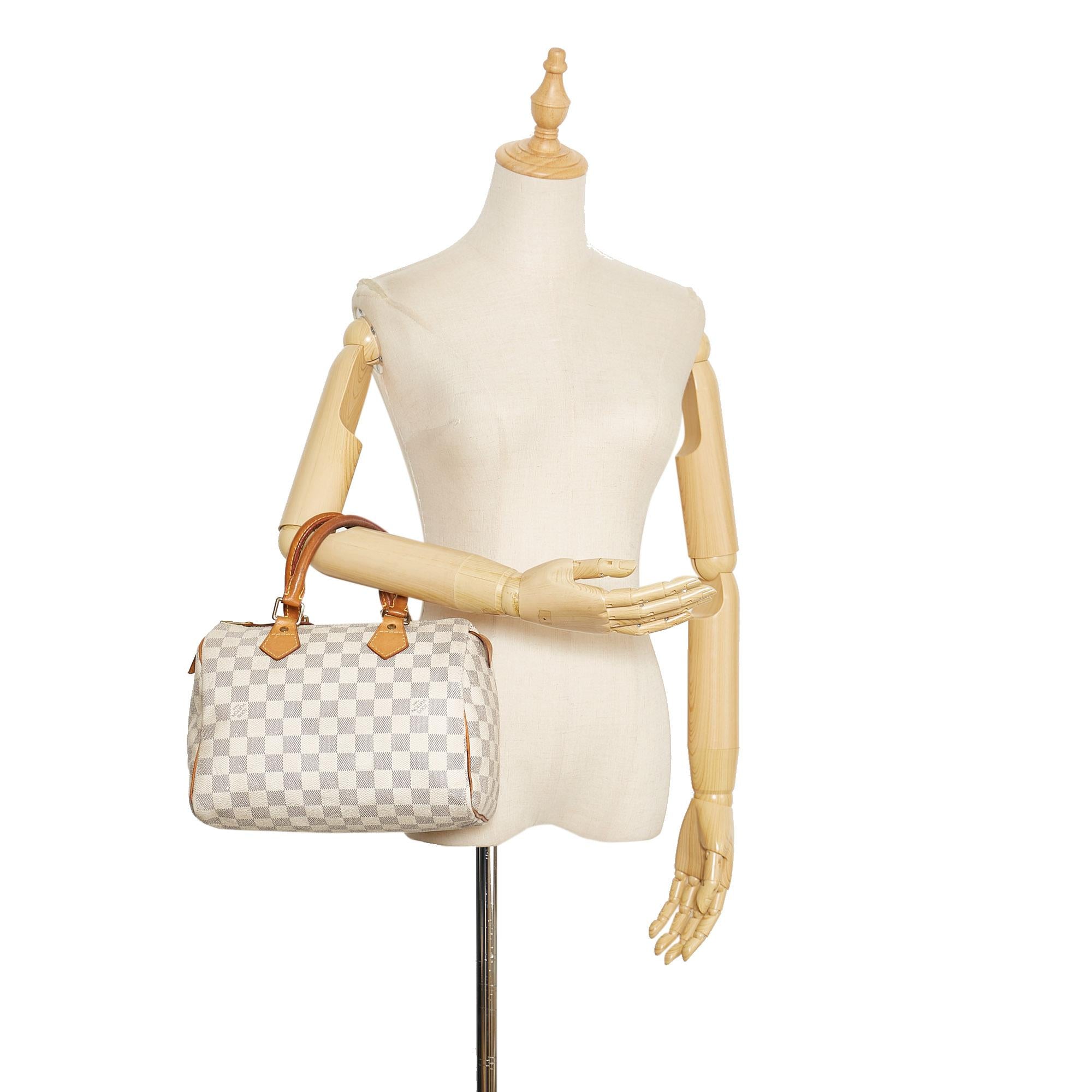 Louis Vuitton Damier Azur Speedy 25 (SHG-35882)