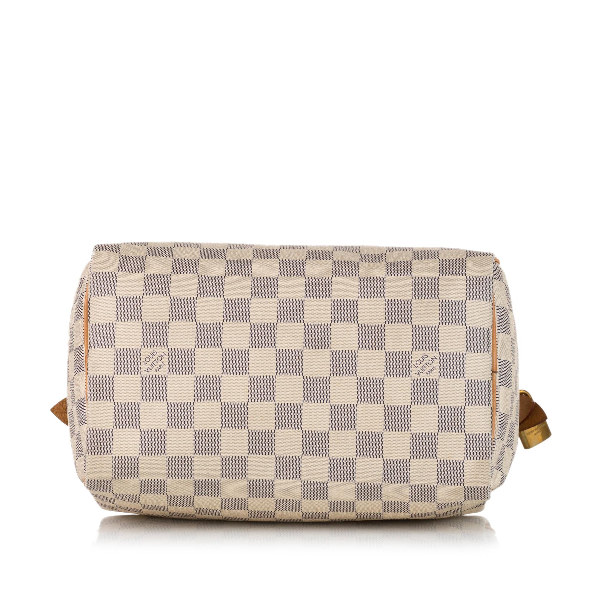 Louis Vuitton Damier Azur Speedy 25 (SHG-36521)
