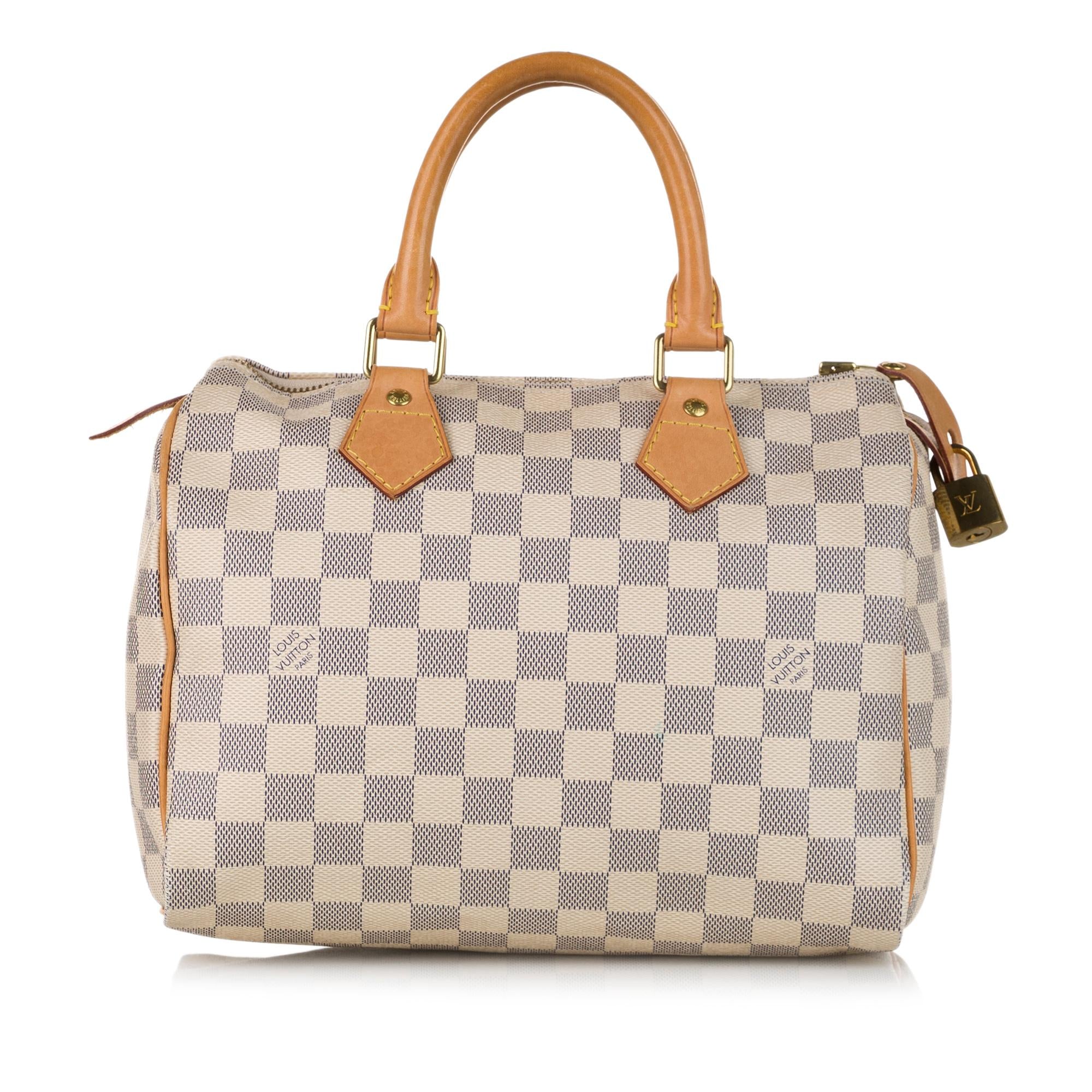 Louis Vuitton Damier Azur Speedy 25 (SHG-36521)