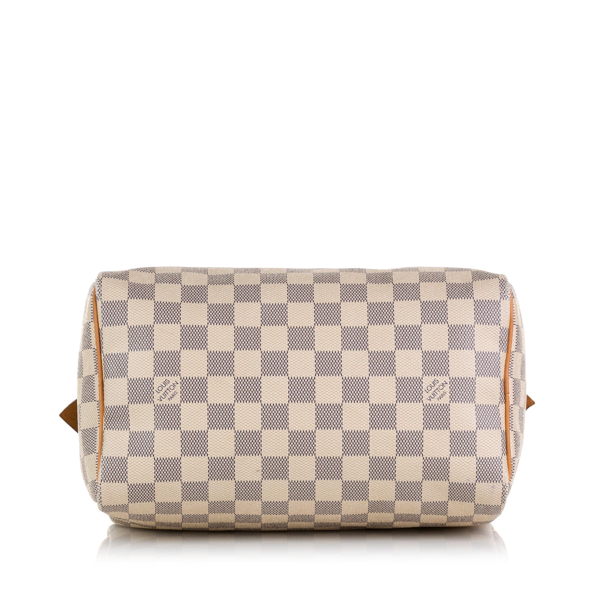 Louis Vuitton Damier Azur Speedy 25 (SHG-36935)