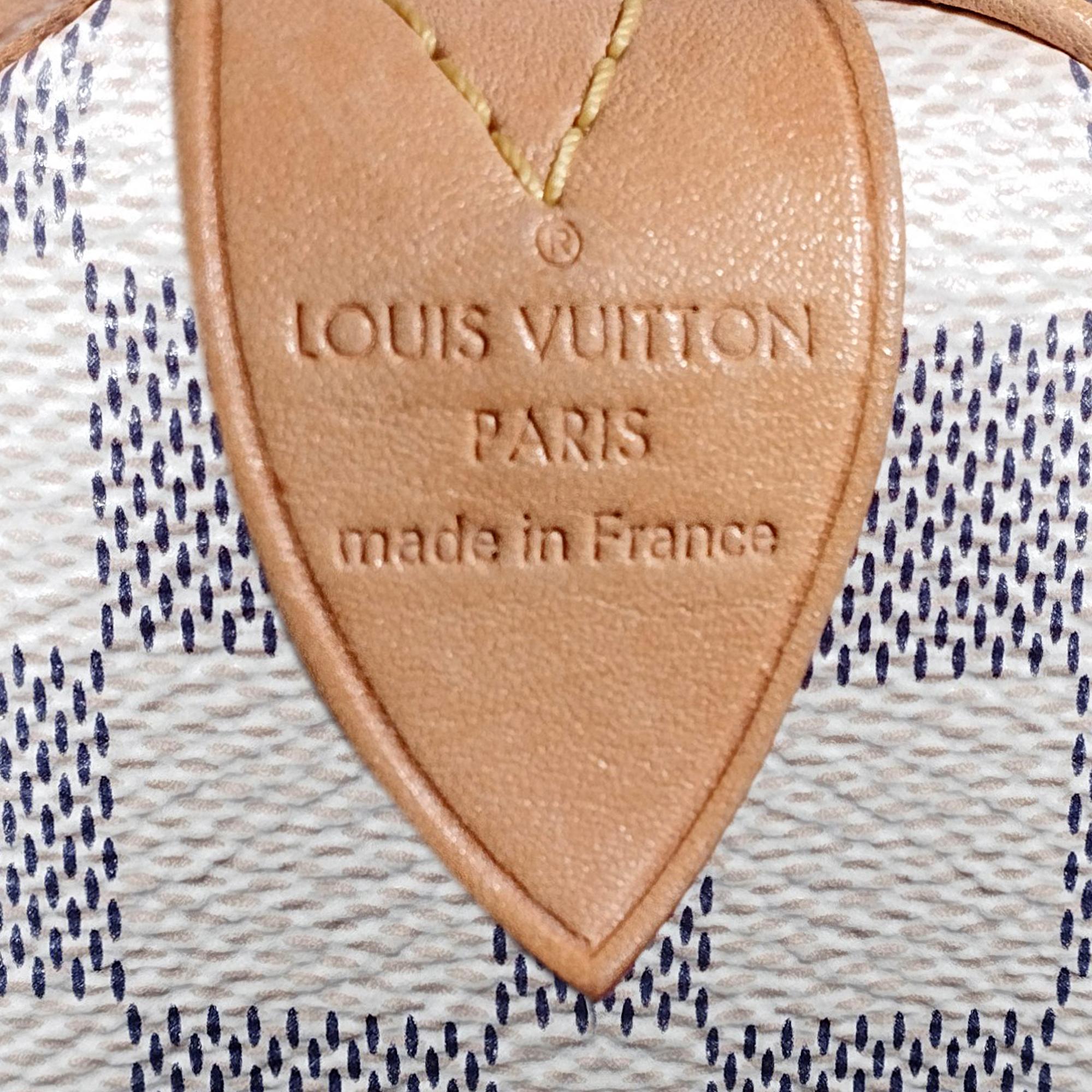 Louis Vuitton Damier Azur Speedy 25 (SHG-36935)