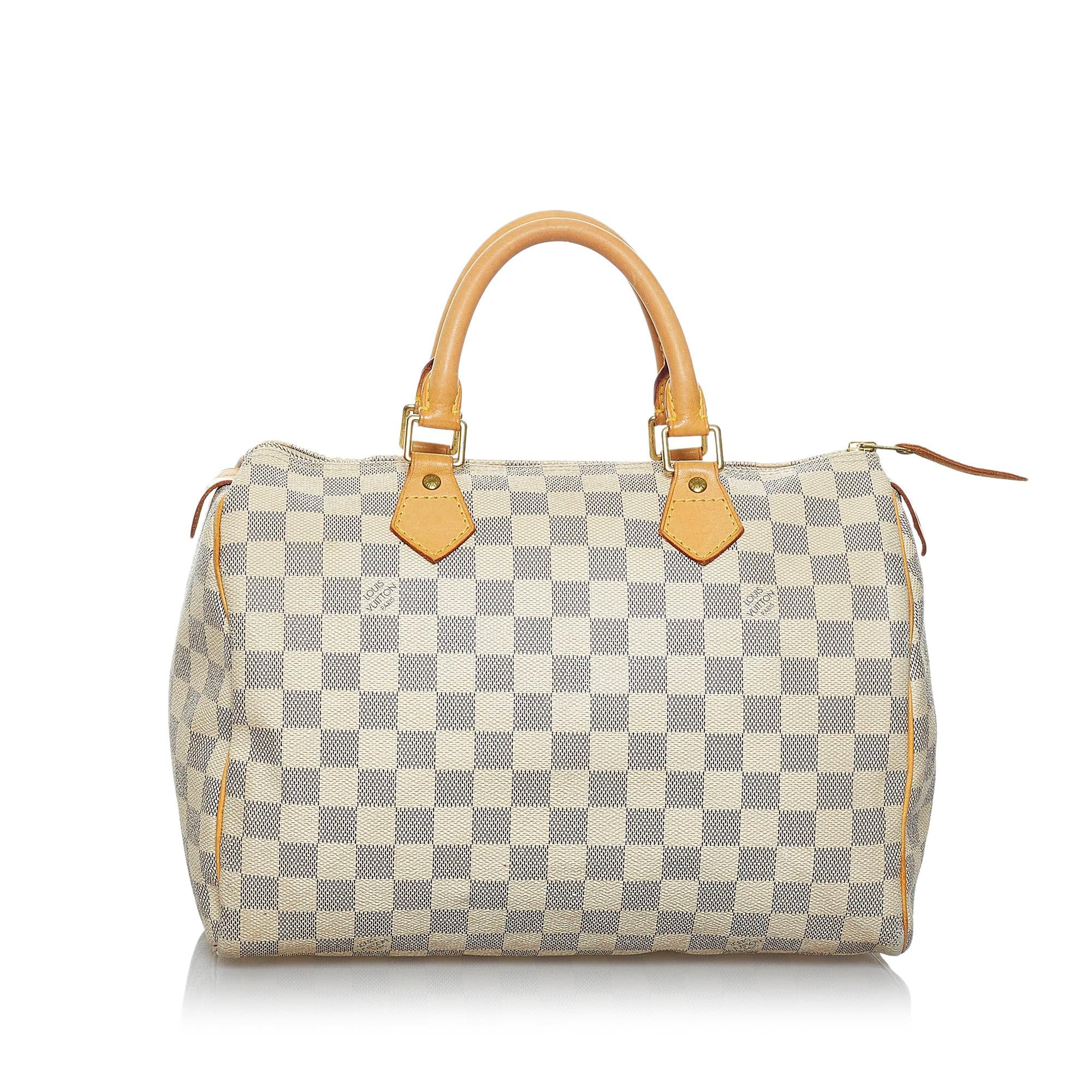 Louis Vuitton Damier Azur Speedy 30 (SHG-36754)