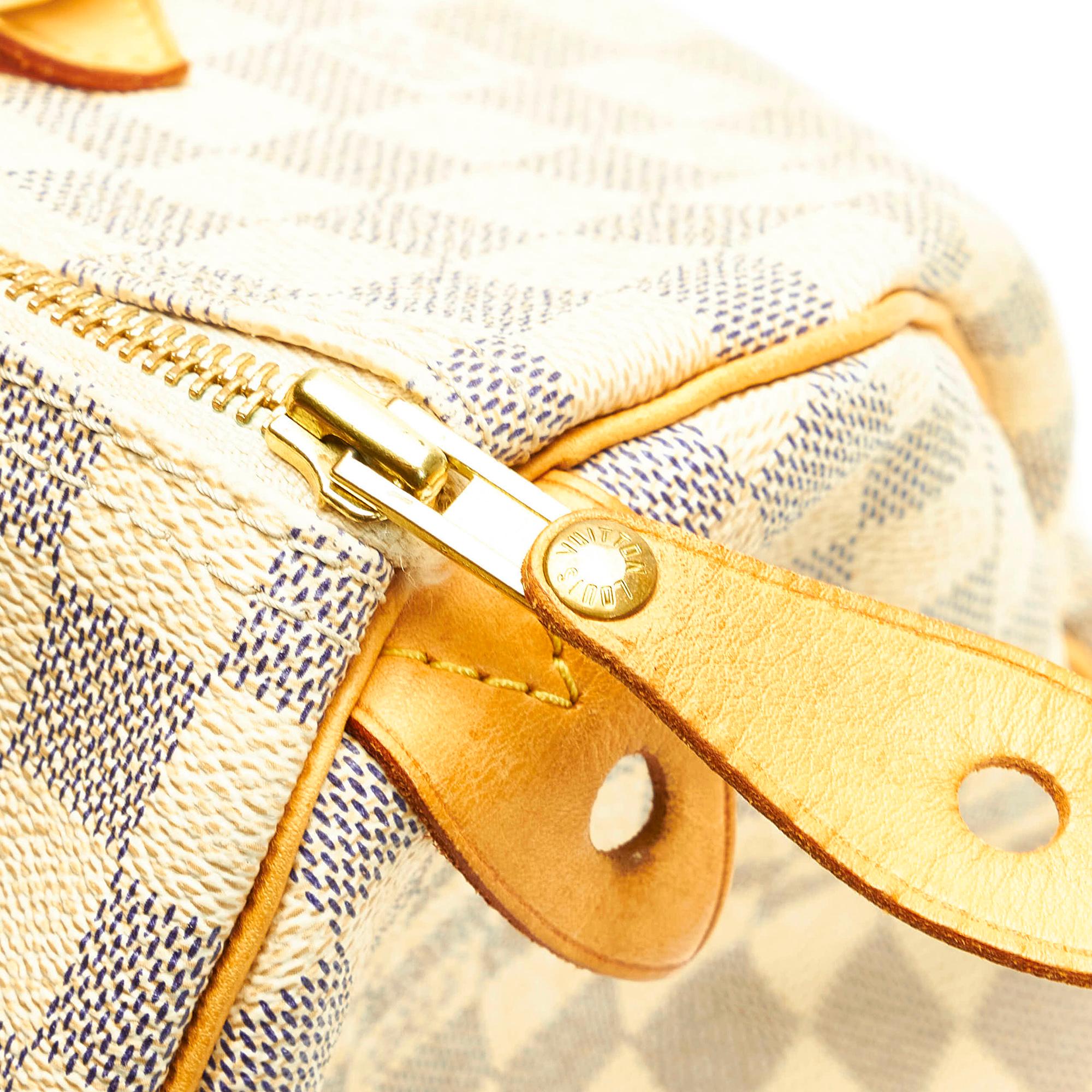 Louis Vuitton Damier Azur Speedy 30 (SHG-36754)