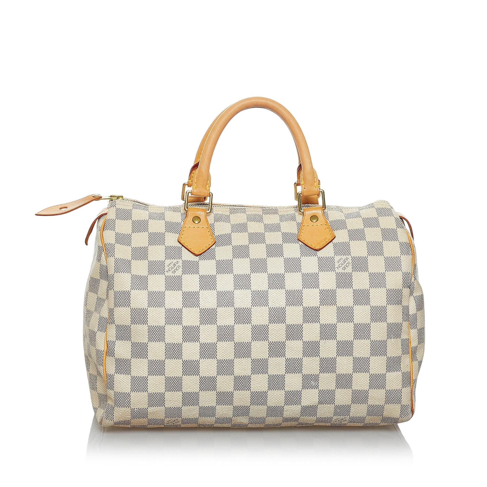 Louis Vuitton Damier Azur Speedy 30 (SHG-36754)