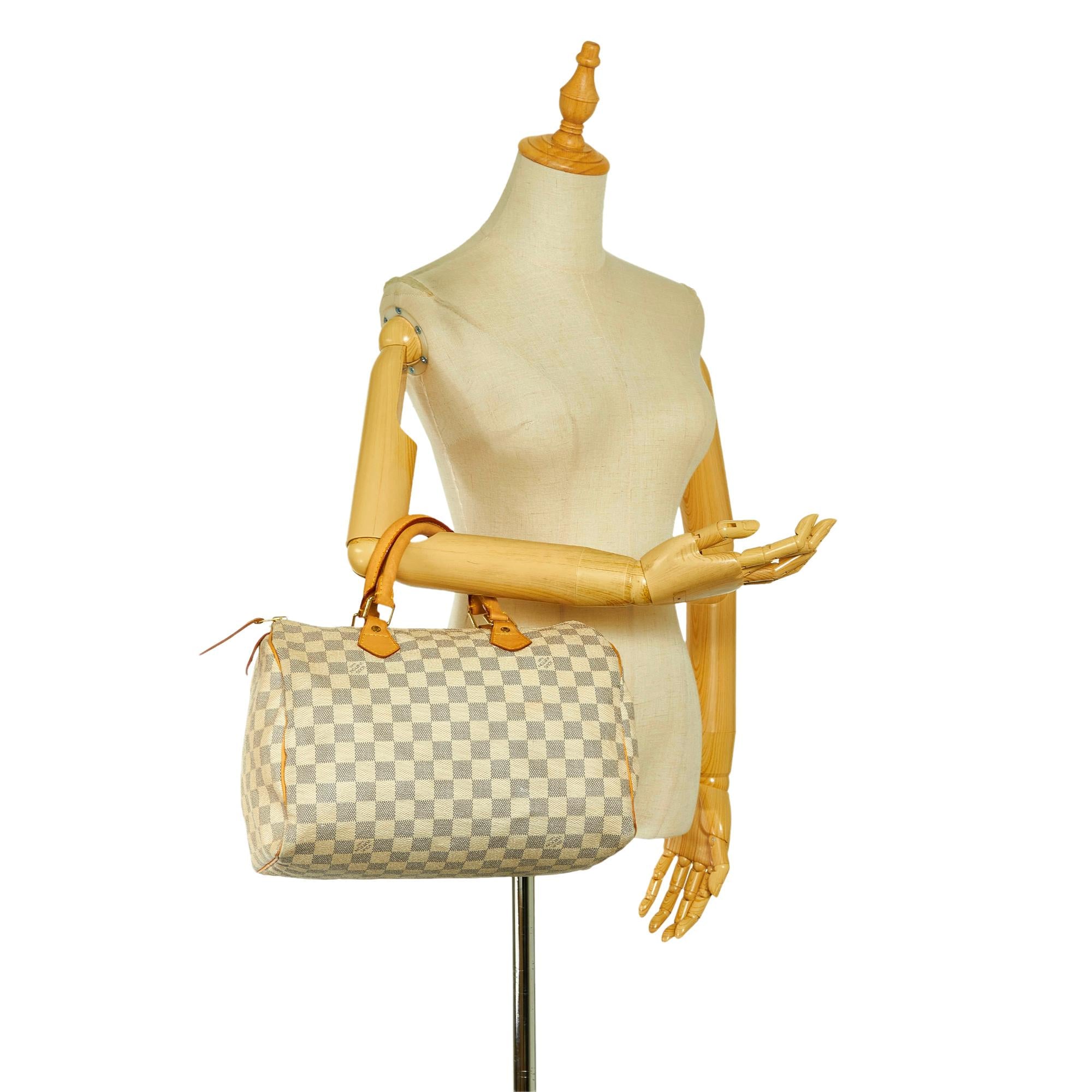 Louis Vuitton Damier Azur Speedy 30 (SHG-36754)