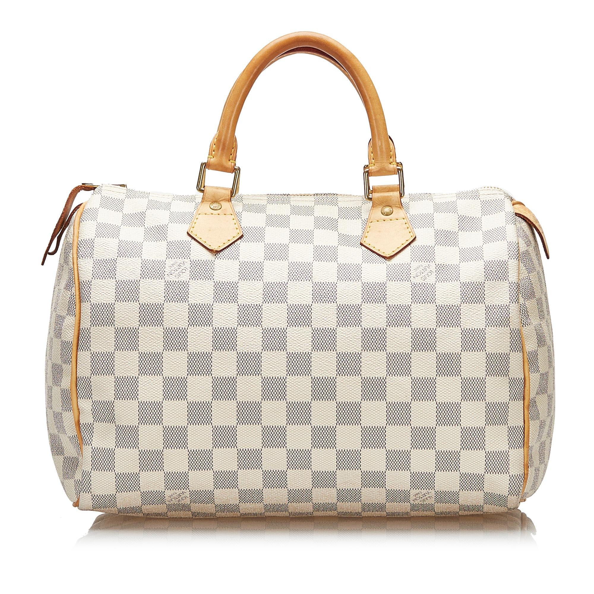 Louis Vuitton Damier Azur Speedy 30 (SHG-37849)