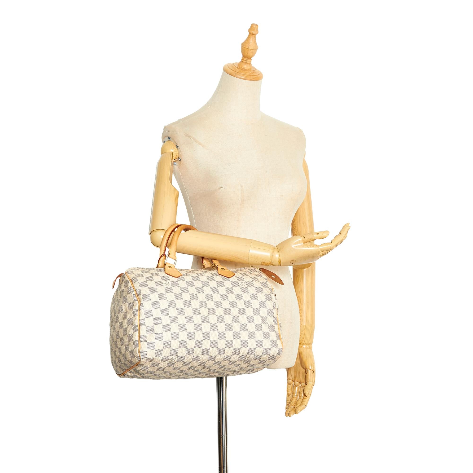 Louis Vuitton Damier Azur Speedy 30 (SHG-WSpvsl)
