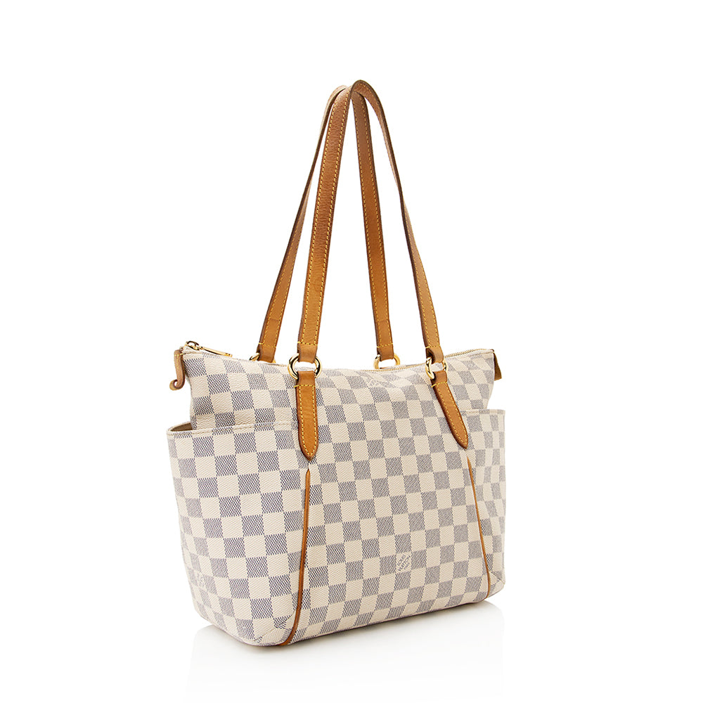 Louis Vuitton Damier Azur Totally PM Tote (SHF-20846)